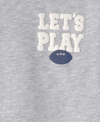 Boys' Toddler 2T-5T Varsity Long-Sleeve Sweatshirt and Pants, 2-Piece Set