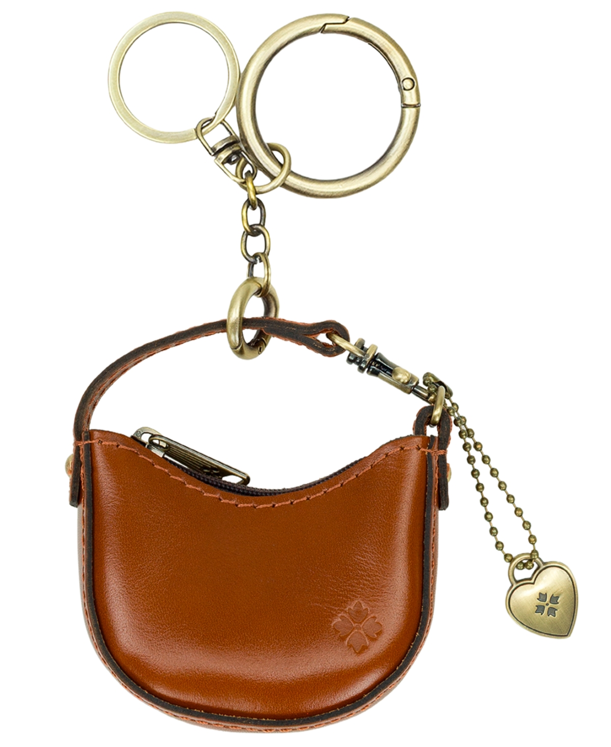 Patricia Nash Micro Morgana Bag Charm In Brown