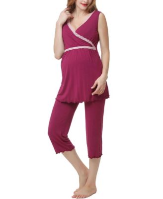Maternity kimi + kai Nursing 2-Piece Pajama Set