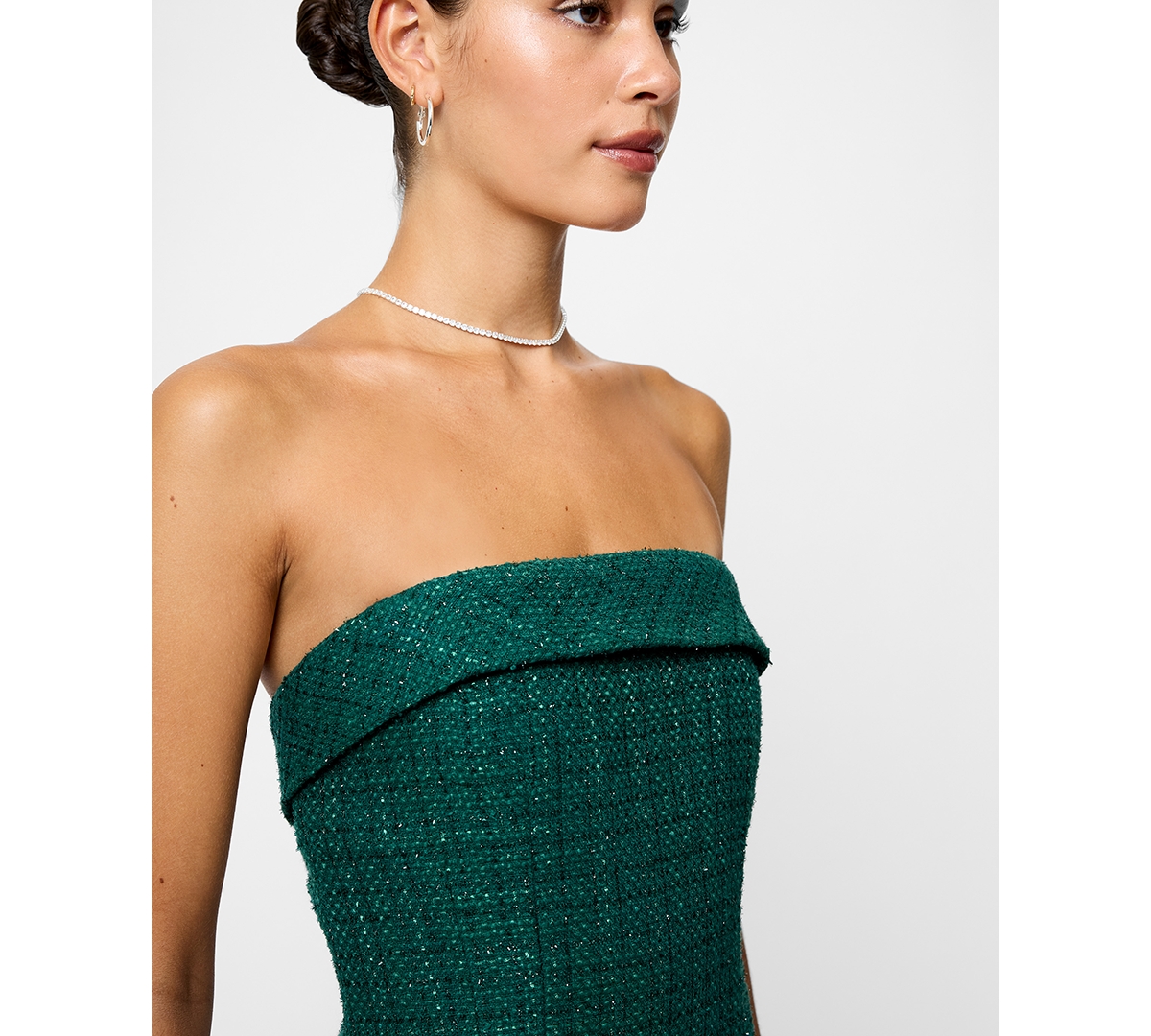 French Connection Women's Strapless A-Line Mini Dress