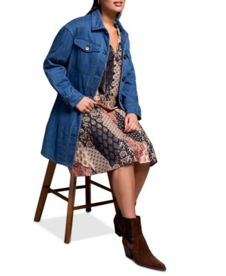 Women's Quilted Cotton Button Front Jacket