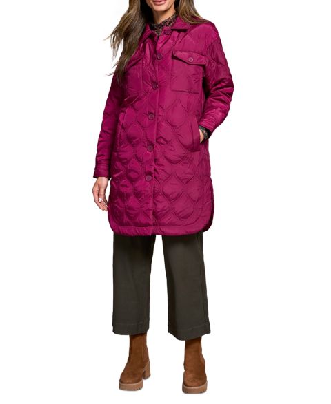 Женские куртки TRIBAL Women's Long Quilted Button-Up Jacket With Pockets