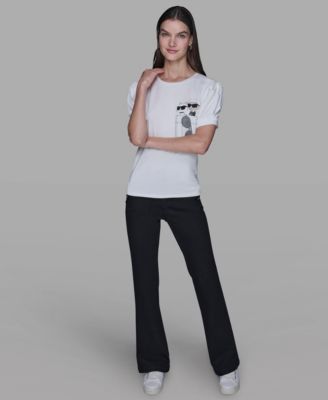 Women's Puff Short-Sleeve Top