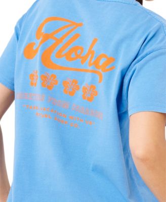 Women's Aloha Printed Relaxed Fit T-Shirt