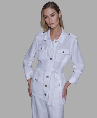 KARL LAGERFELD PARIS - Women's Belted Jacket