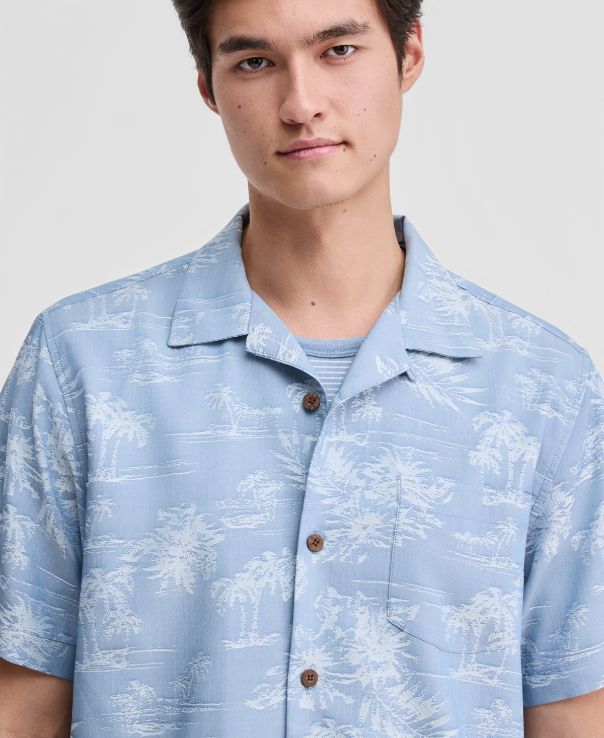 Tommy Bahama Men's Coastal Ease Palm Visions Short-Sleeve Print Camp Shirt