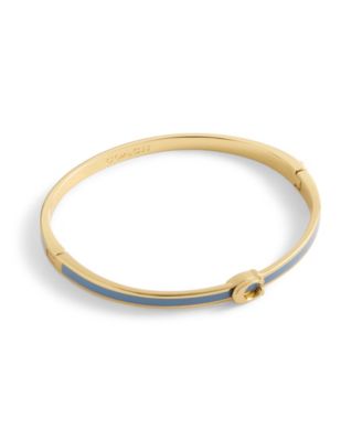 Gold-Tone Signature C Enamel Bangle Bracelet