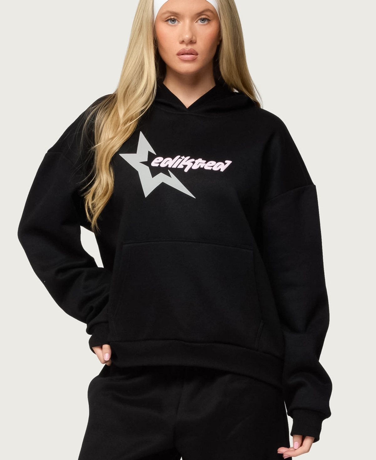 Edikted Women's Star Hoodie