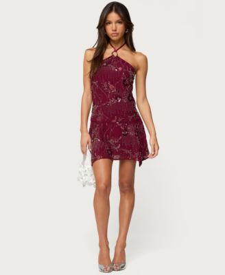 Women's Adria Bead & Sequin Mini Dress