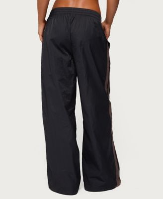 Womens Kieran Stripey Nylon Track Pants