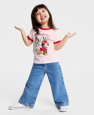 Toddler Girls Minnie Mouse & Daisy Duck Short-Sleeve T-Shirt, Macy's Exclusive