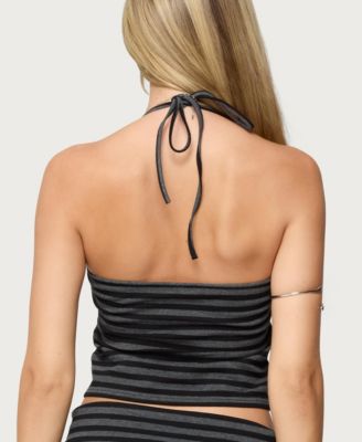 Women's Moria Striped Halter Top