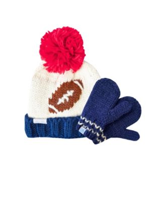 Boys Navy Mittens