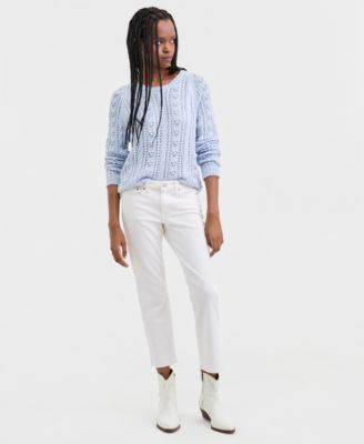 Women's Mid-Rise Sweet Crop Jeans