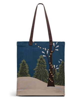 Winter Tales Medium Open Top Tote Bag