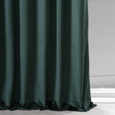Signature Plush Velvet Hotel Blackout Curtain
