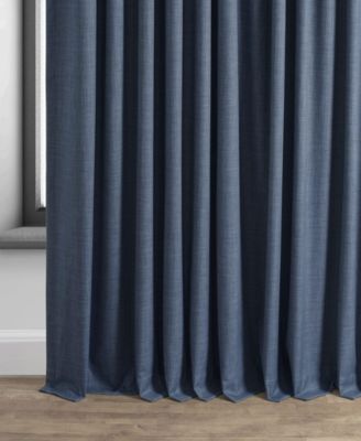 Extra Wide Performance Linen Hotel Blackout Curtain