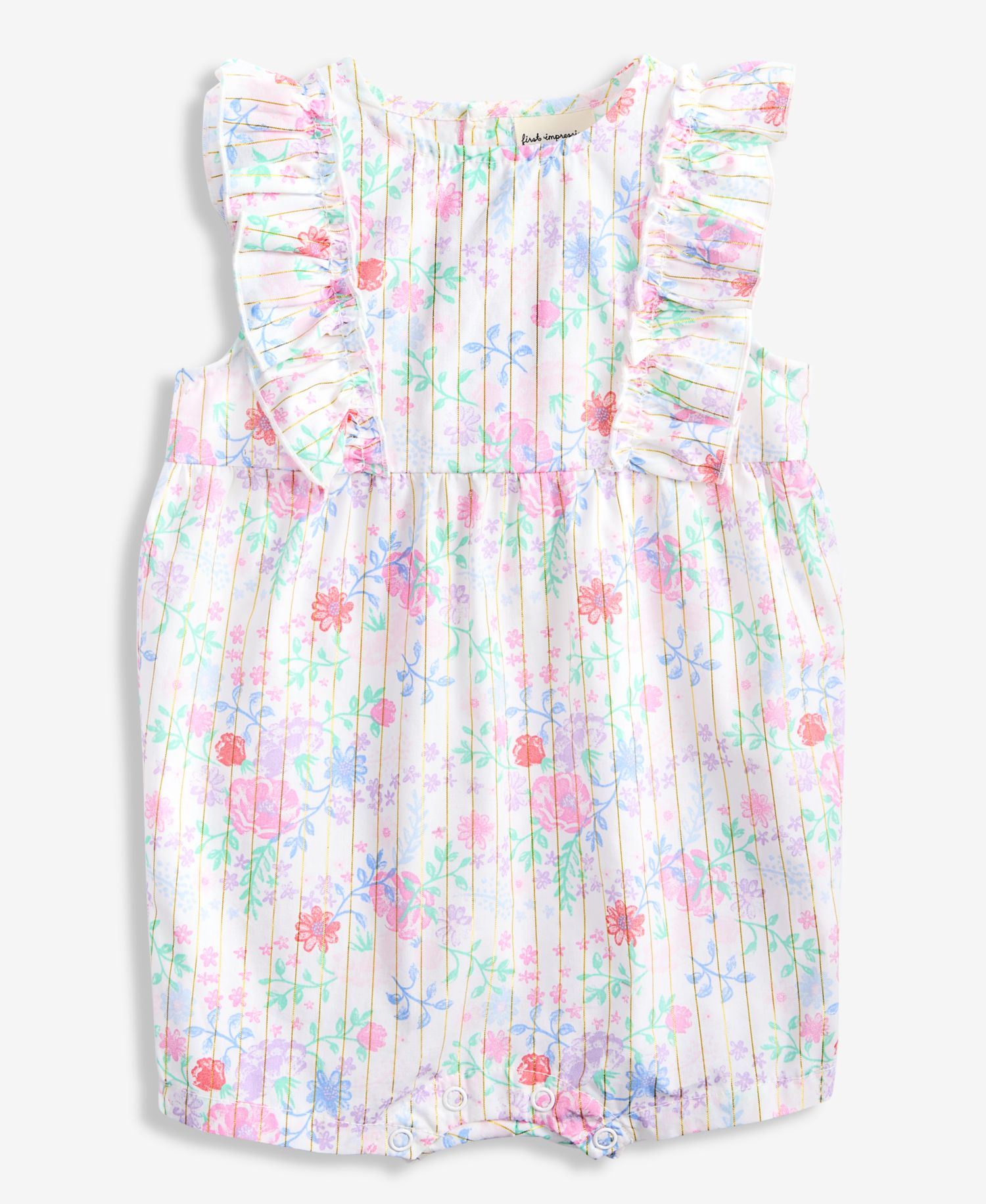 Baby Girls' Country Floral Sunsuit
