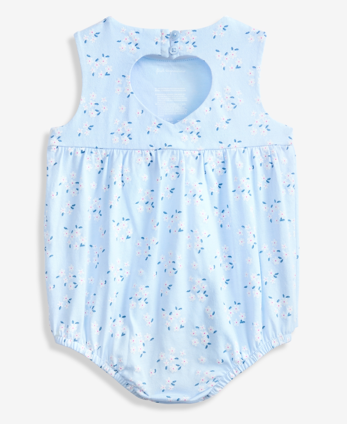 First Impressions Baby Girls Simply Ditsy Sunsuit, Macy's Exclusive