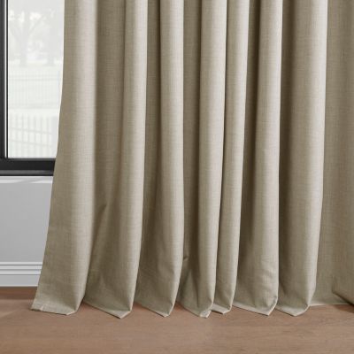 Grommet Performance Linen Hotel Blackout Curtain