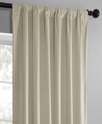 Simply Velvet Room Darkening Curtain Pair (2 Panels)
