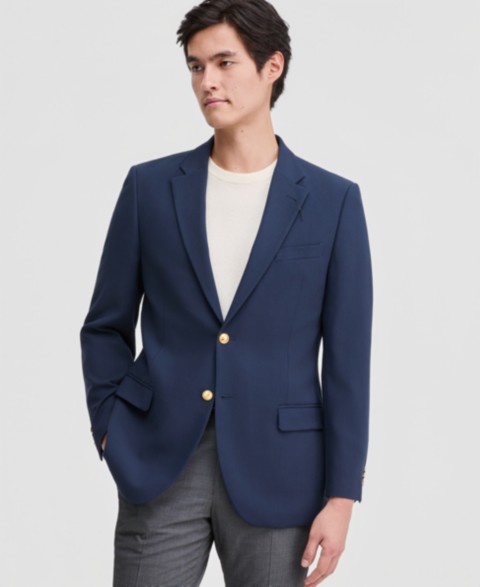 Мужские пиджаки Nautica Men's Modern-Fit Active Stretch Solid Blazer