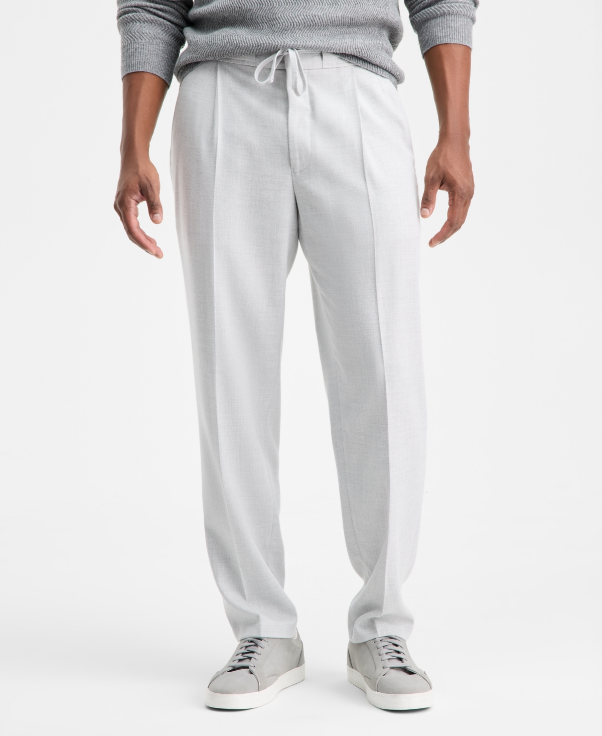 Alfani Men's Brushed Suit Pants, Macy's Exclusive In Gray