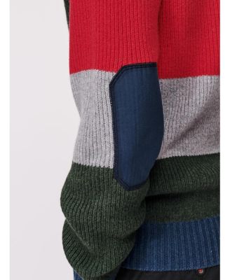 Men's Pitt Block Stripe Crew Neck Sweater