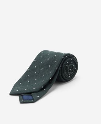 MANGO - Men's Polka-Dot Silk Tie