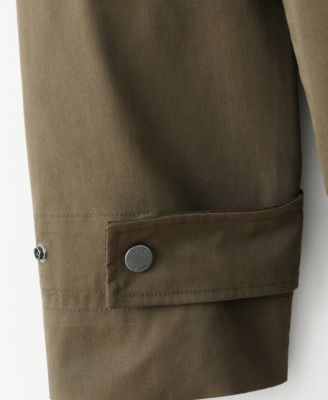 Men's Pockets Water Repellent Cotton Parka