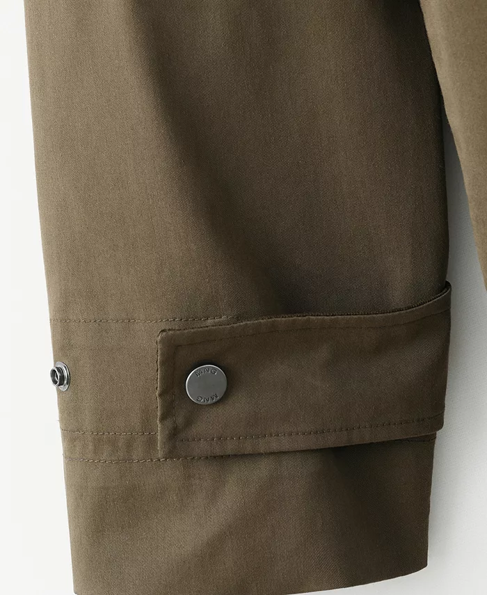 Men's Pockets Water Repellent Cotton Parka - thumbnail 6
