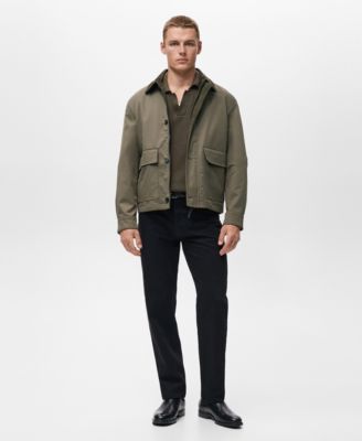 Men's Pockets Water-Repellent Jacket