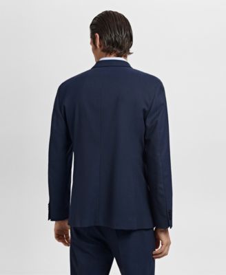 Men's Monaco Double-Breasted Slim-Fit Suit Blazer