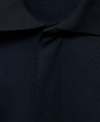 Men's Regular-Fit Knitted Polo Sweater