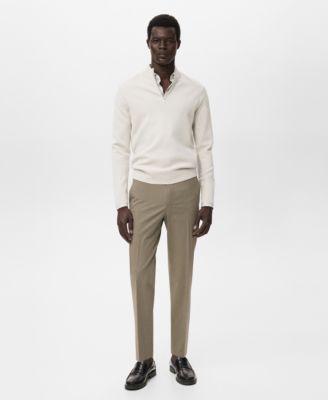 Men's Perkins Neck Knitted Sweater