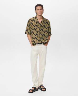 Men's Flowy Printed Shirt