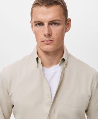 Men's Cotton Regular Fit Pocket Shirt