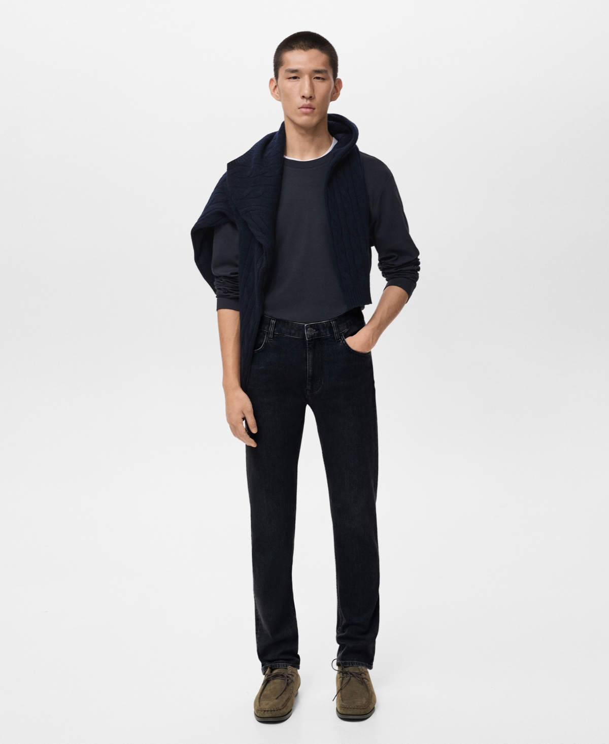 Mango Men's Slim Fit Ultra Soft Touch Patrick Jeans