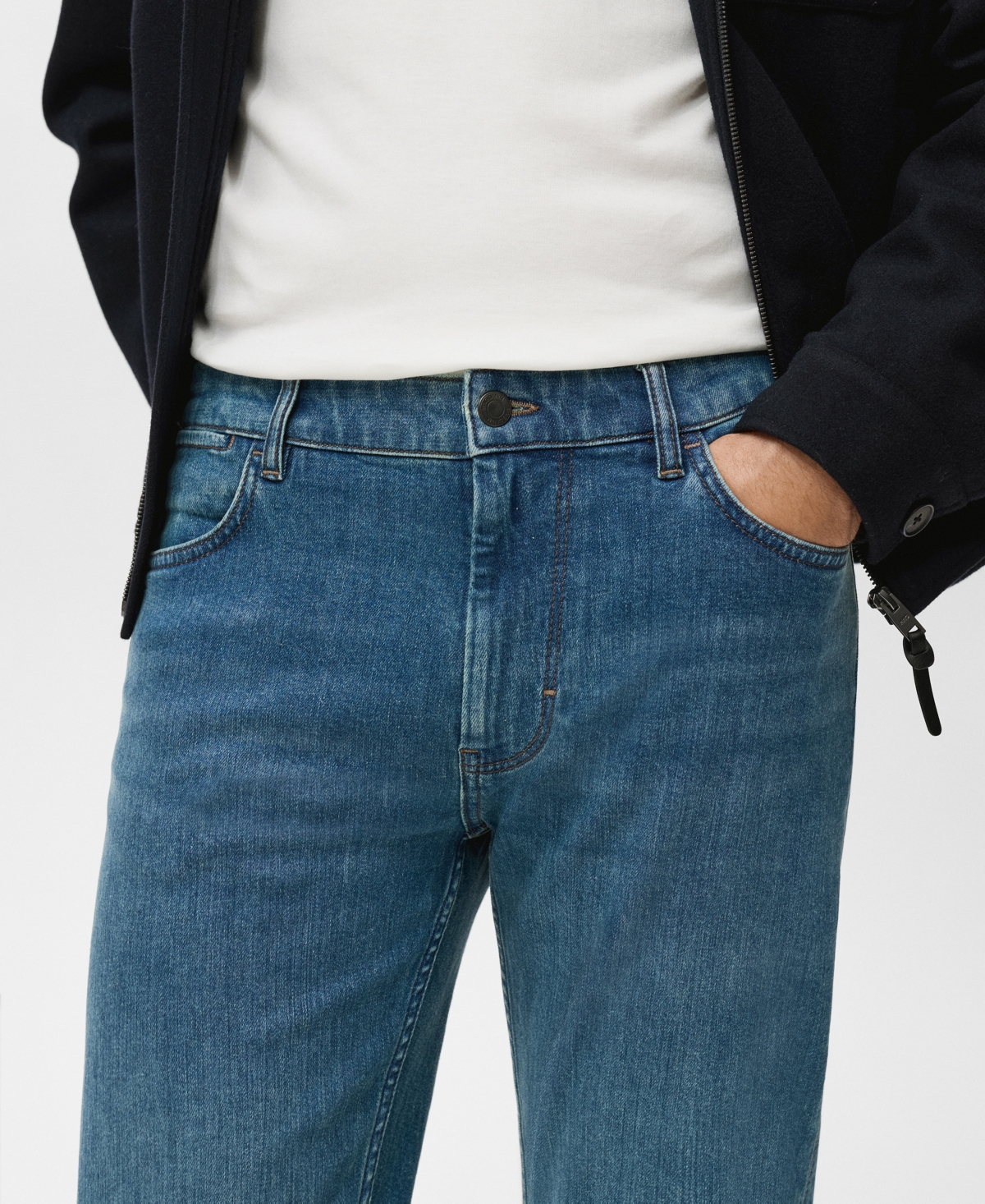 Mango Men's Slim Fit Ultra Soft Touch Patrick Jeans