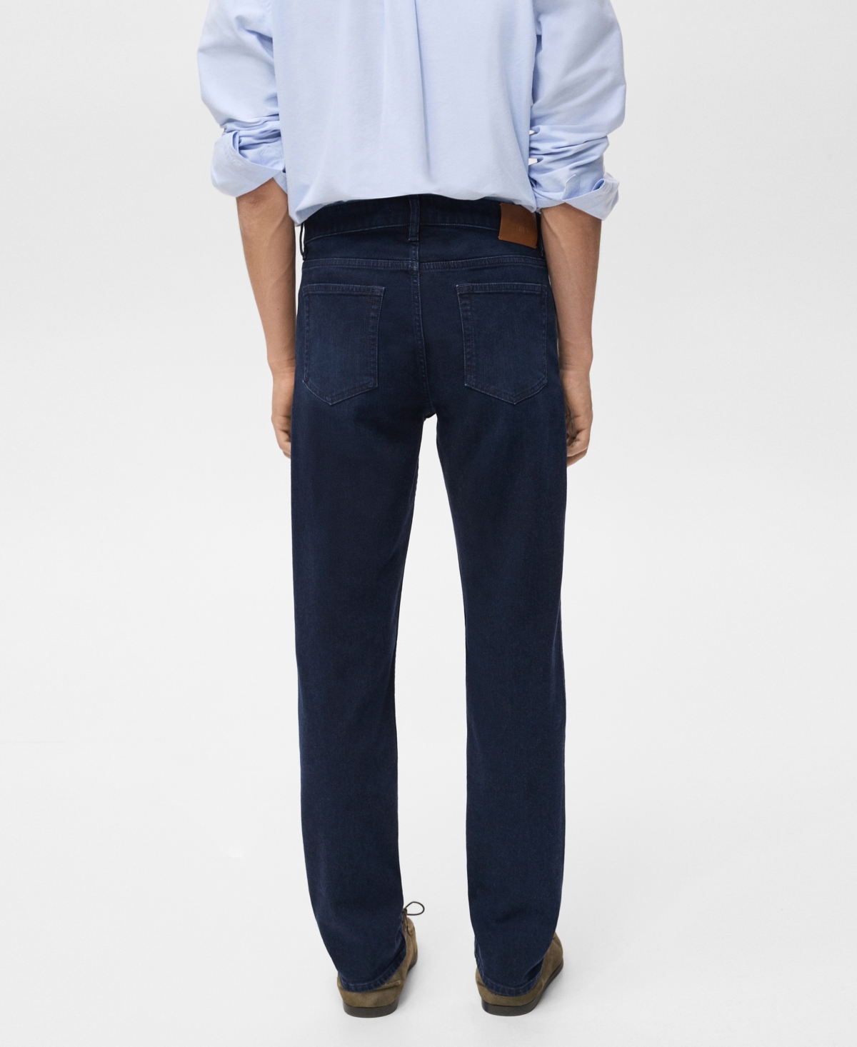 Mango Men's Patrick Slim-Fit Dark-Wash Jeans
