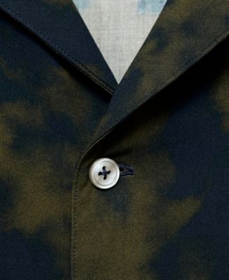 Men's Printed Fluid Regular-Fit Shirt