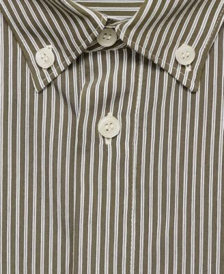 Men's Regular Fit Striped Print Shirt