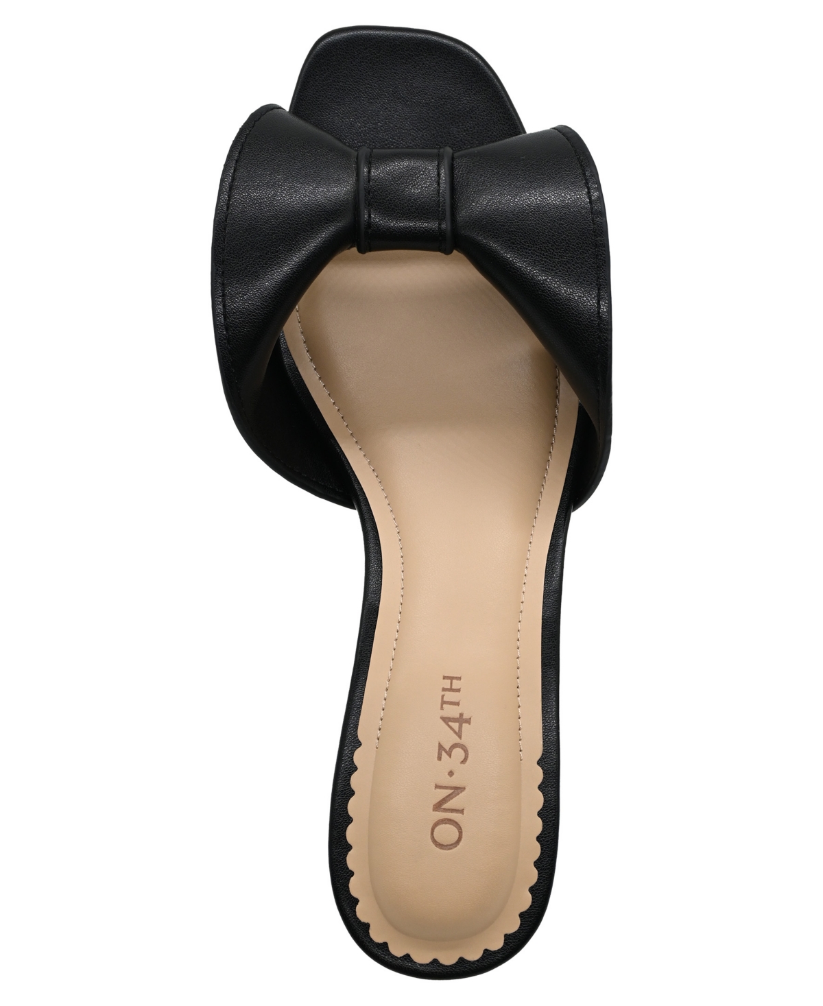 On 34th Women's Archerr Slide Sandals, Macy's Exclusive In Black