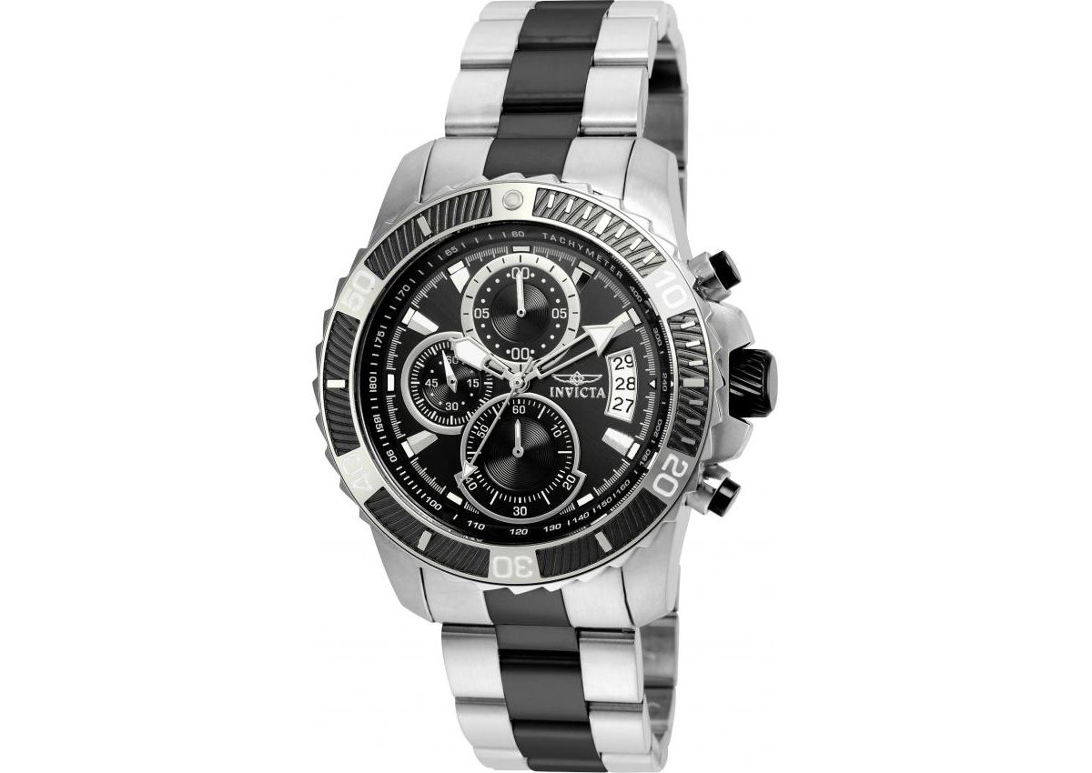 Мужские кварцевые многофункциональные часы 22416 Pro Diver с черным циферблатом