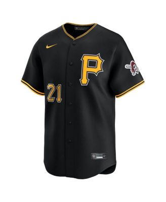 Men's Roberto Clemente Black Pittsburgh Pirates Alternate Limited Jersey