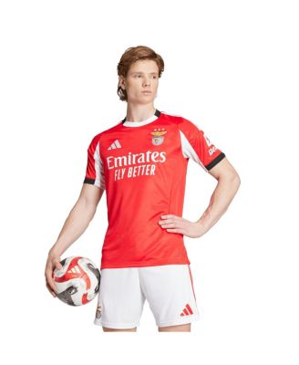 Men's Red Benfica 2025/26 Home Replica Jersey