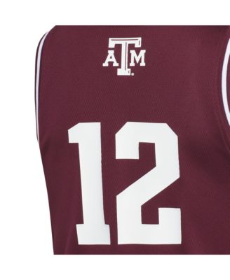 Big Boys and Girls 12 Maroon Texas A M Aggies Replica Swingman Jersey