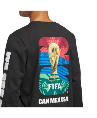 Men's Black 2026 FIFA World Cup Graphic Long Sleeve T-Shirt