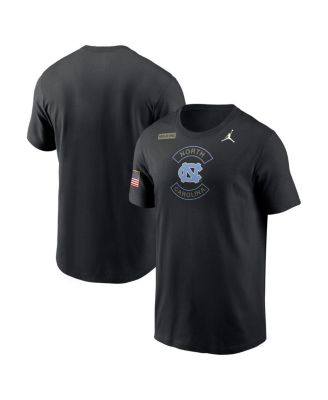 Jordan - Men's Black North Carolina Tar Heels 2025 Military Appreciation Dri-FIT T-Shirt