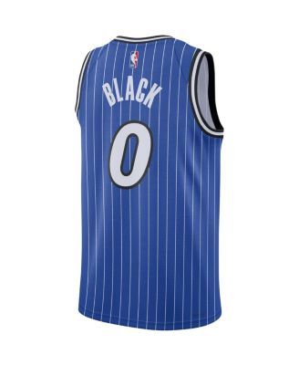 Men's and Women's Anthony Black Blue Orlando Magic Swingman Player Jersey - Icon Edition